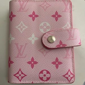 Barbie A7 Binder Budget Pink LV Logo